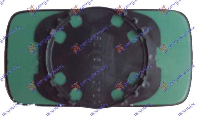 STAKLO RETROVIZORA PLAVO (KONVEKSNO) ALFA ROMEO 145 1999-2001 (930)
