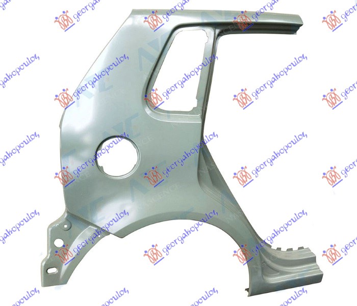 ZADNJI BLATOBRAN 5 VRATA VW POLO 2002-2005 (9N2)