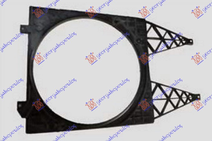 VENTILATOR (MOTOR+ELISA) (345mm) SKODA ROOMSTER-PRAKTIK 2006-2010 (5J7)
