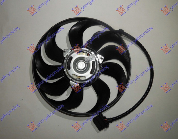 VENTILATOR HLADNJAKA (MOTOR+ELISA) (290mm) (2 PIN) VW CROSS POLO 2005-2009 (9N3)