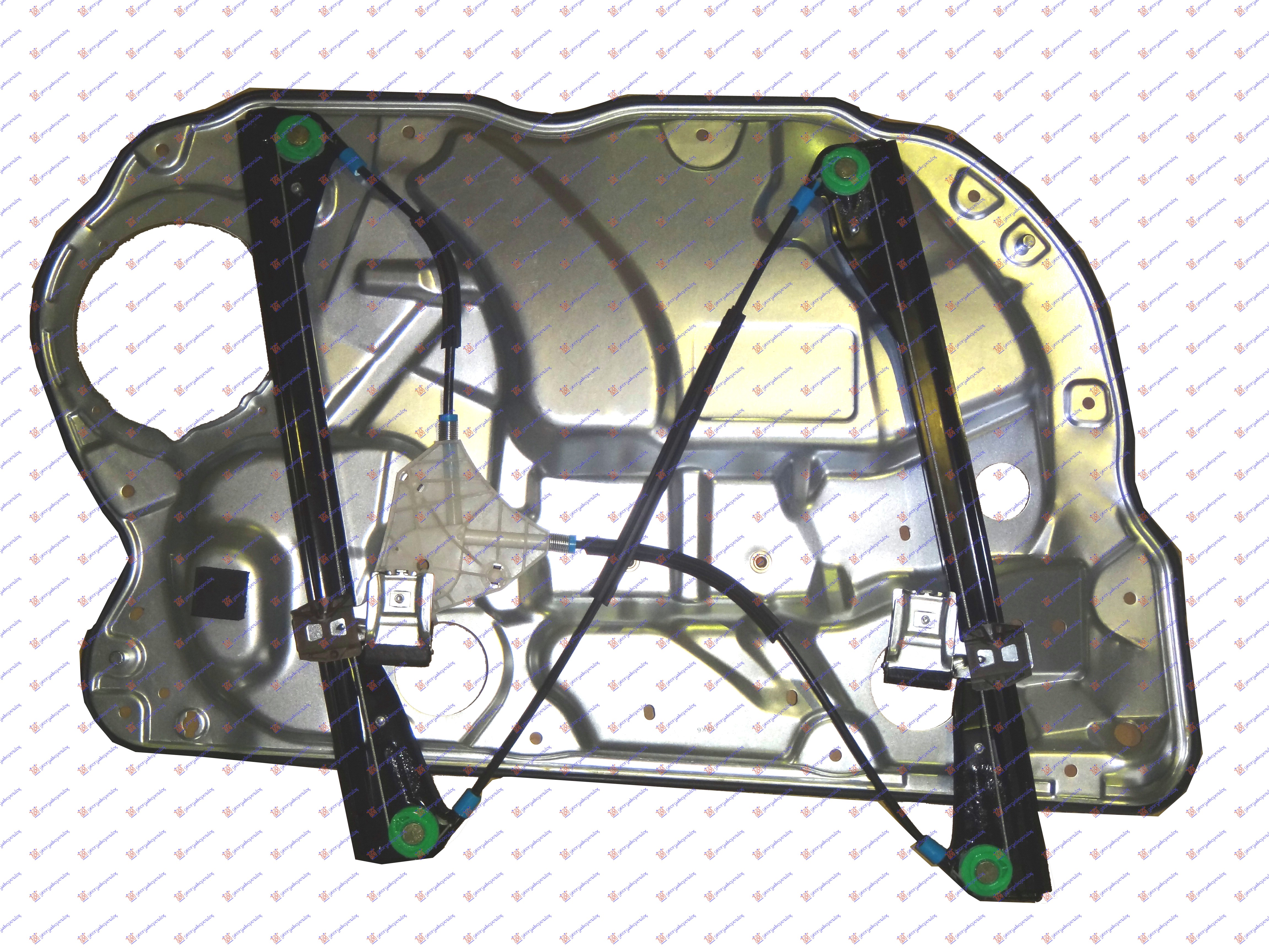 PODIZAC PREDNJEG PROZORA ELEKTRICNI (BEZ MOTORA) 5 VRATA (A KVALITET) VW CROSS POLO 2005-2009 (9N3)