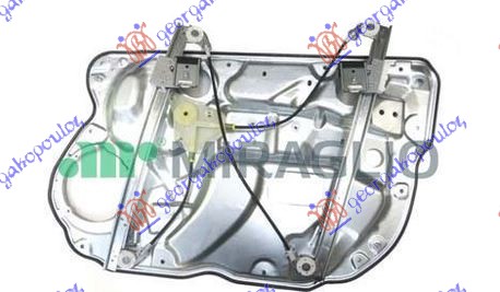 PODIZAC PREDNJEG PROZORA ELEKTRICNI (BEZ MOTORA) (SA NOSACEM) 5 VRATA (A KVALITET) VW CROSS POLO 2005-2009 (9N3)