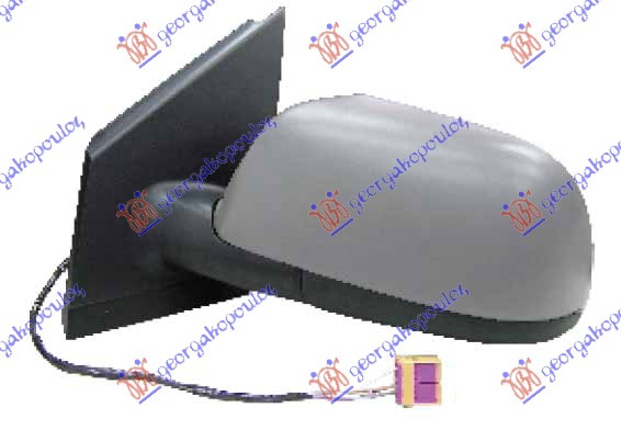 RETROVIZOR ELEKTRICNI SA GREJACEM (ASFERICNO STAKLO) VW POLO 2002-2005 (9N2)