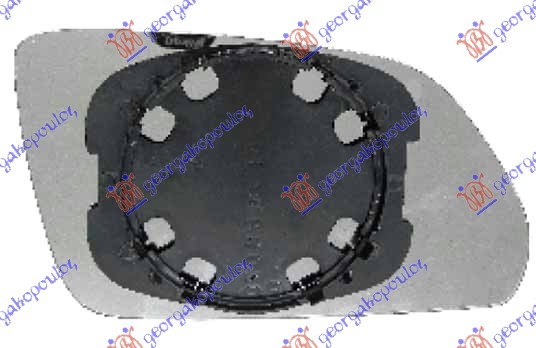 STAKLO RETROVIZORA (ASFERICNO) VW POLO 2002-2005 (9N2)