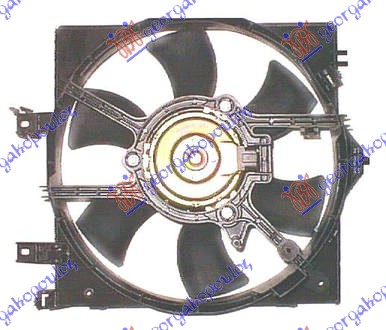 VENTILATOR KOMPLET (1.6/2.0 BENZIN) NISSAN PRIMERA 1999-2001 (P11)