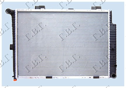 HLADNJAK MOTORA 2.4/3.2 BENZIN / 2.0/2.5 DIZEL (+/-AC) (64x49) MERCEDES E CLASS 1999-2002 (W210)