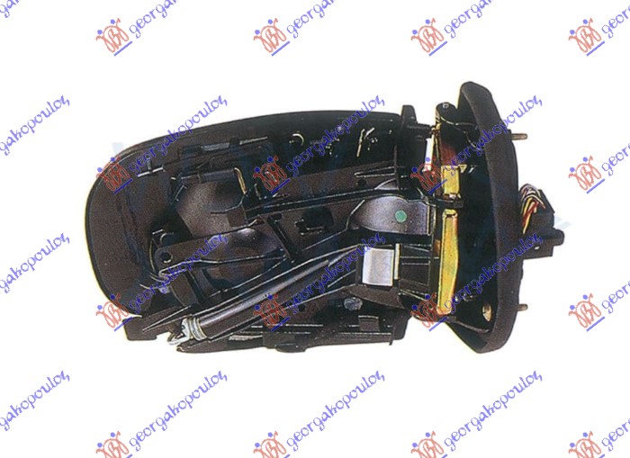 RETROVIZOR (BEZ POKLOPCA) ELEKTRICNI SA GREJACEM (MEMORIJA) (MIGAVAC) (ASFERICNO STAKLO) MERCEDES E CLASS 1999-2002 (W210)