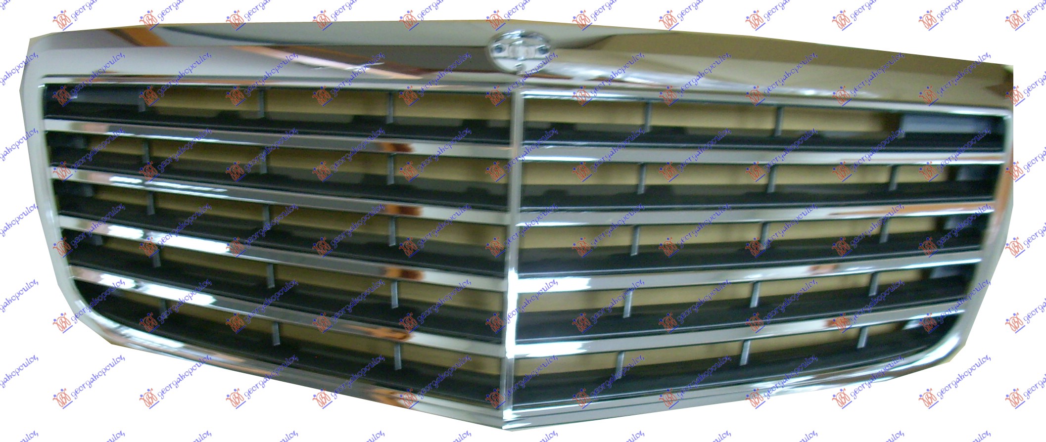 PVC MASKA KOMPLET HROM-SREBRNA 2006- MERCEDES E CLASS 2002-2009 (W211)