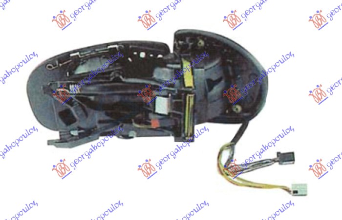 RETROVIZOR (BEZ POKLOPCA) ELEKTRICNI SA GREJACEM -2006 (A KVALITET) (ASFERICNO STAKLO) MERCEDES E CLASS 2002-2009 (W211)