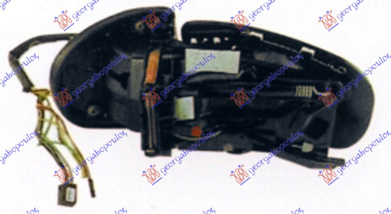 RETROVIZOR (BEZ POKLOPCA) ELEKTRICNI SA GREJACEM (ELEKTRO-SKLOPIV) (MEMORIJA) -2006 (ASFERICNO STAKLO) MERCEDES E CLASS 2002-2009 (W211)