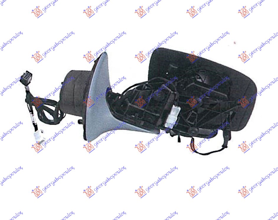 RETROVIZOR (SAMO KUCISTE) SA GREJACEM (MIGAVAC) (MEMORIJA) 2006- MERCEDES E CLASS 2002-2009 (W211)