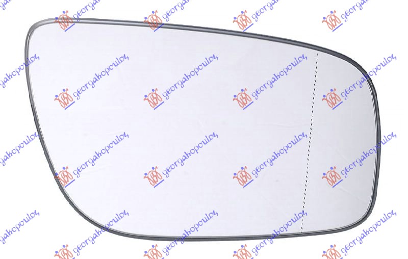 STAKLO RETROVIZORA SA GREJACEM 2006- (ASFERICNO) MERCEDES E CLASS 2002-2009 (W211)
