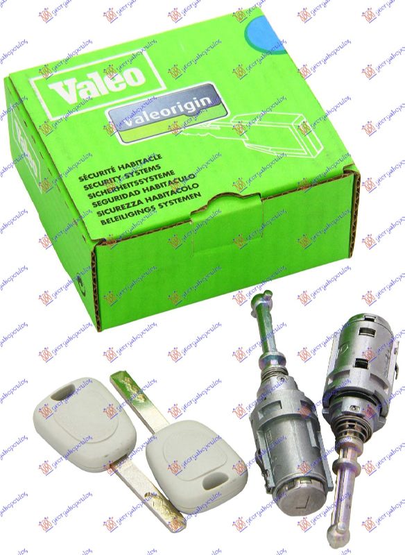 CILINDAR BRAVE PREDNJIH VRATA SA KLJUCEM (SET 2 KOM) (VALEO) CITROEN C3 2002-2010 (FC/FN)