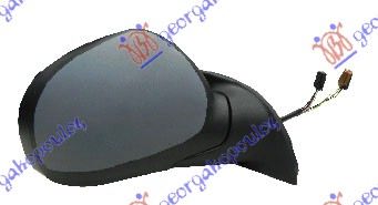 RETROVIZOR ELEKTRICNI SA GREJACEM PM (SENZOR) 2009- (KONVEKSNO STAKLO) CITROEN C3 2002-2010 (FC/FN)