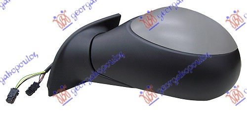 RETROVIZOR ELEKTRICNI SA GREJACEM PM (ELEKTRO-SKLOPIV) -2009 (KONVEKSNO STAKLO) CITROEN C3 2002-2010 (FC/FN)