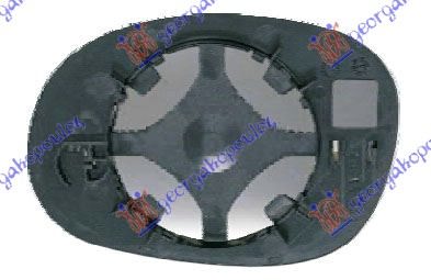 STAKLO RETROVIZORA (KONVEKSNO) CITROEN C3 2002-2010 (FC/FN)