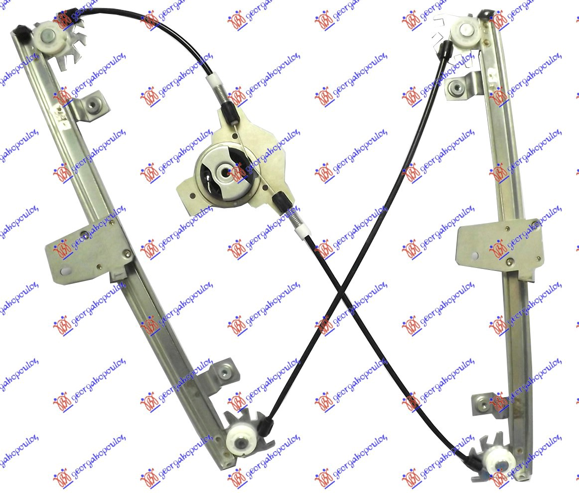 PODIZAC PREDNJEG PROZORA ELEKTRICNI (BEZ MOTORA) NISSAN PRIMERA 2002-2008 (P12)