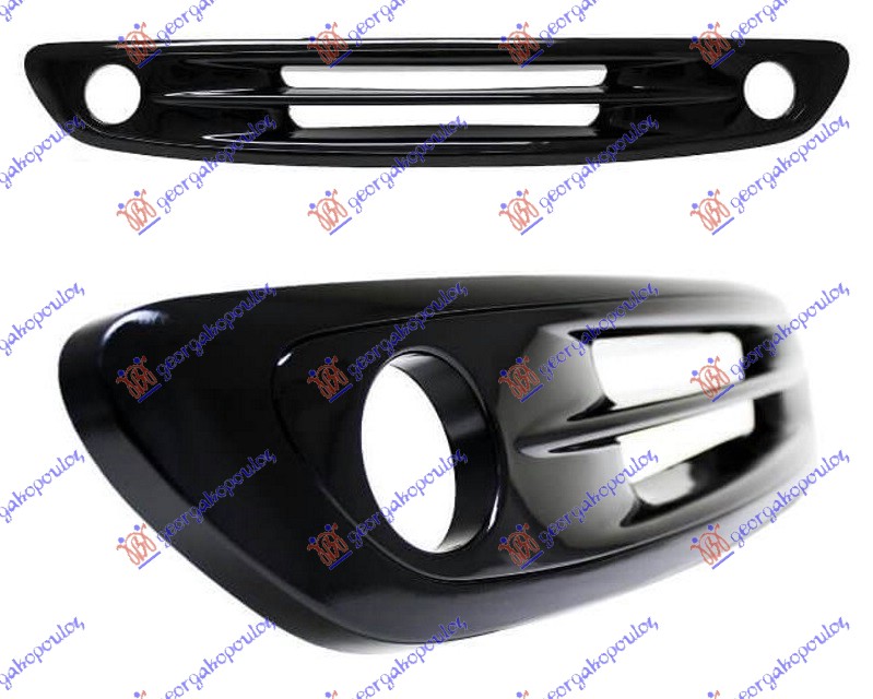 PVC MASKA SJAJ-CRNA (MAGLENKE) -2002 SMART FORTWO 1998-2007 (450)