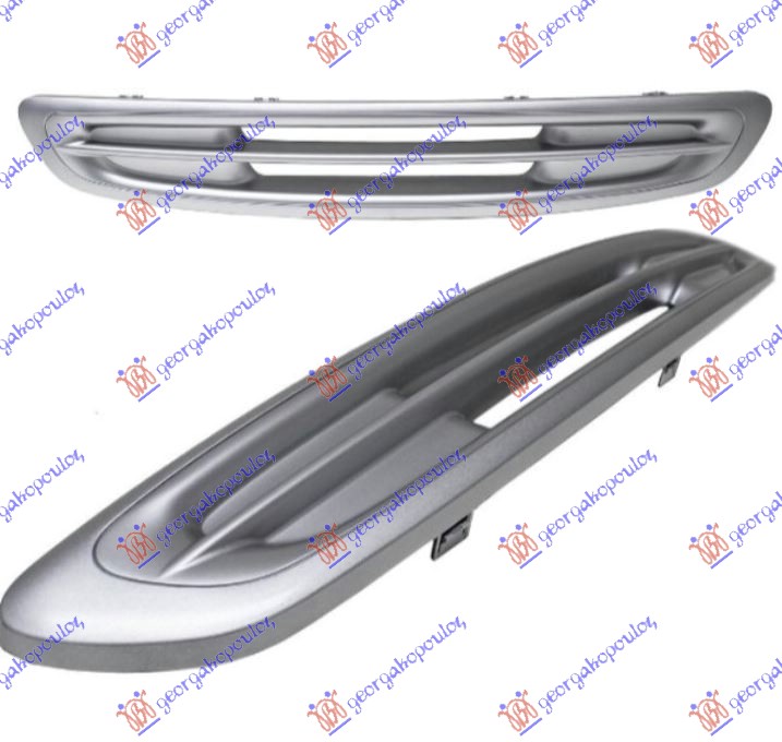 PVC MASKA SIVA (BEZ MAGLENKI) -2002 SMART FORTWO 1998-2007 (450)