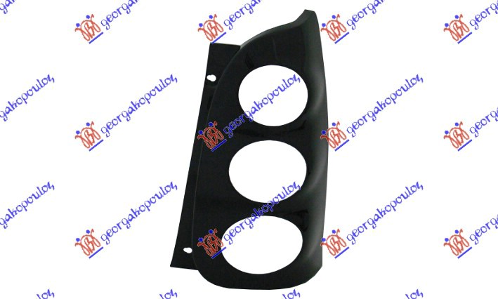 OKVIR STOP LAMPE CRNI 2002- (ULO) SMART FORTWO 1998-2007 (450)