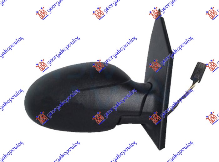 RETROVIZOR ELEKTRICNI SA GREJACEM (KONVEKSNO STAKLO) SMART FORTWO 1998-2007 (450)