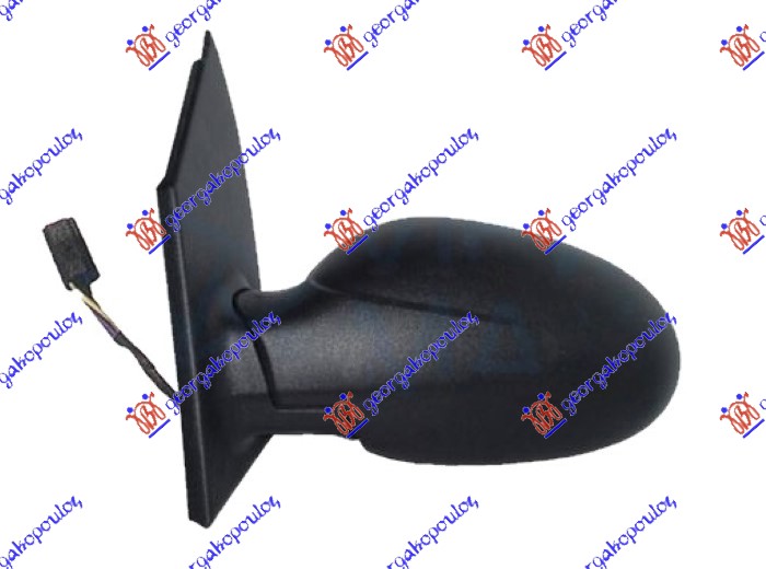 RETROVIZOR ELEKTRICNI SA GREJACEM (RAVNO STAKLO) SMART FORTWO 1998-2007 (450)