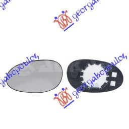 STAKLO RETROVIZORA (RAVNO) SMART FORTWO 1998-2007 (450)