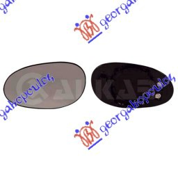 STAKLO RETROVIZORA SA GREJACEM (RAVNO) SMART FORTWO 1998-2007 (450)