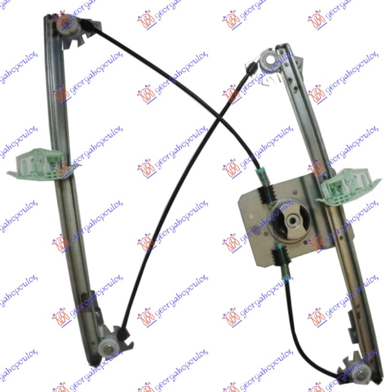 PODIZAC PREDNJEG PROZORA ELEKTRICNI (BEZ MOTORA) 5 VRATA CITROEN XSARA 2000-2004 (N1/N0/N2)