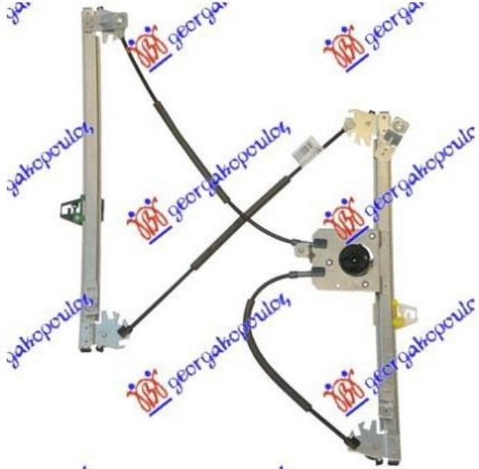 PODIZAC PREDNJEG PROZORA ELEKTRICNI (BEZ MOTORA) 3 VRATA CITROEN XSARA 2000-2004 (N1/N0/N2)