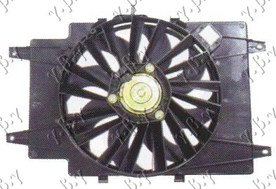 VENTILATOR KOMPLET (2.0i 16V JTS - 1.9 JTD) ALFA ROMEO 147 2000-2010 (937)