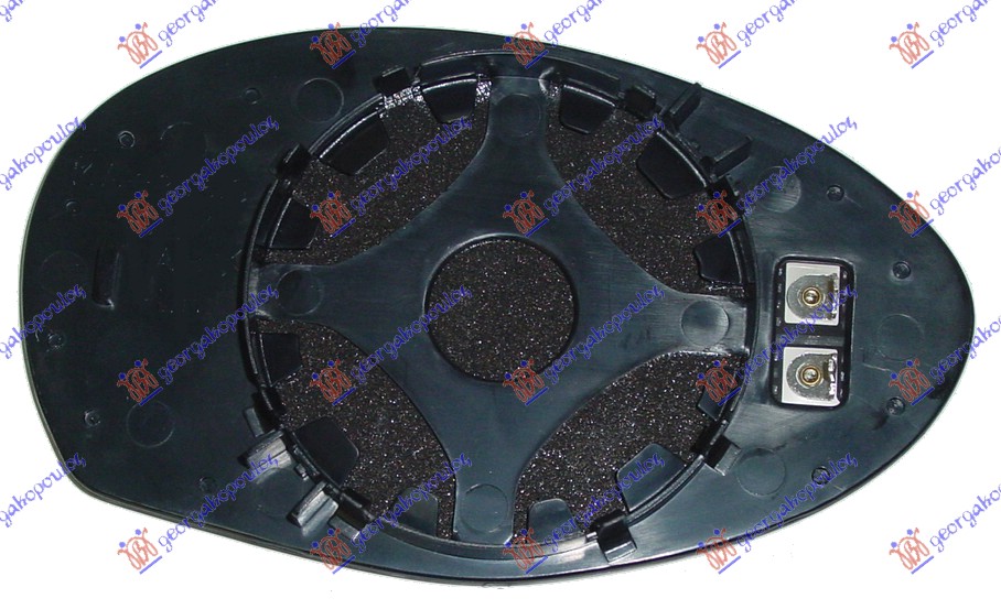 STAKLO RETROVIZORA SA GREJACEM (ASFERICNO) ALFA ROMEO 147 2000-2010 (937)