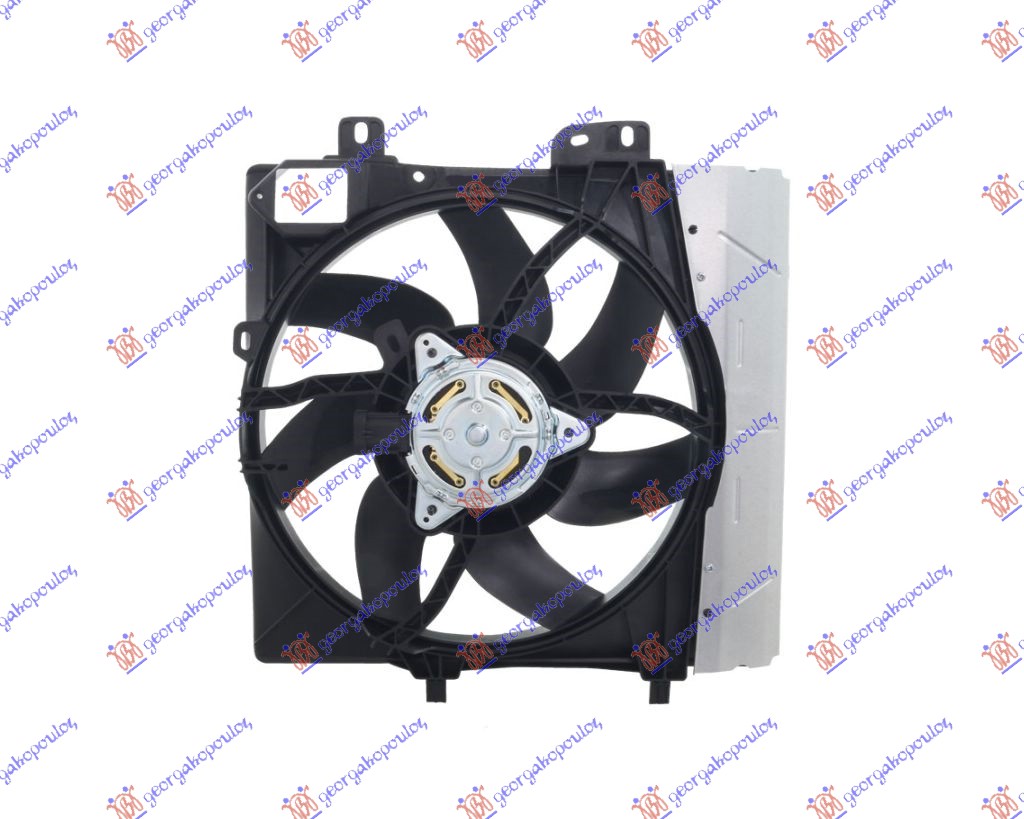 VENTILATOR KOMPLET (1 KABL) (33cm) CITROEN C2 2003-2008 (JM)