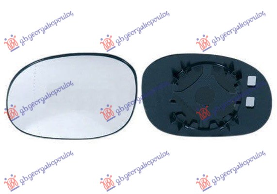 STAKLO RETROVIZORA (ASFERICNO) CITROEN C2 2003-2008 (JM)