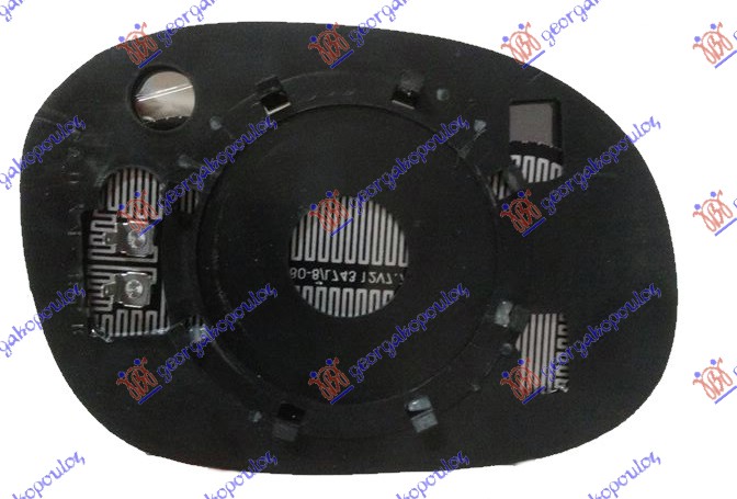 STAKLO RETROVIZORA SA GREJACEM (ASFERICNO) CITROEN C2 2003-2008 (JM)