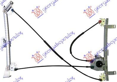 PODIZAC PROZORA ELEKTRICNI (BEZ MOTORA) 3 VRATA (A KVALITET) CITROEN C3 PLURIEL 2003-2010 (HB)