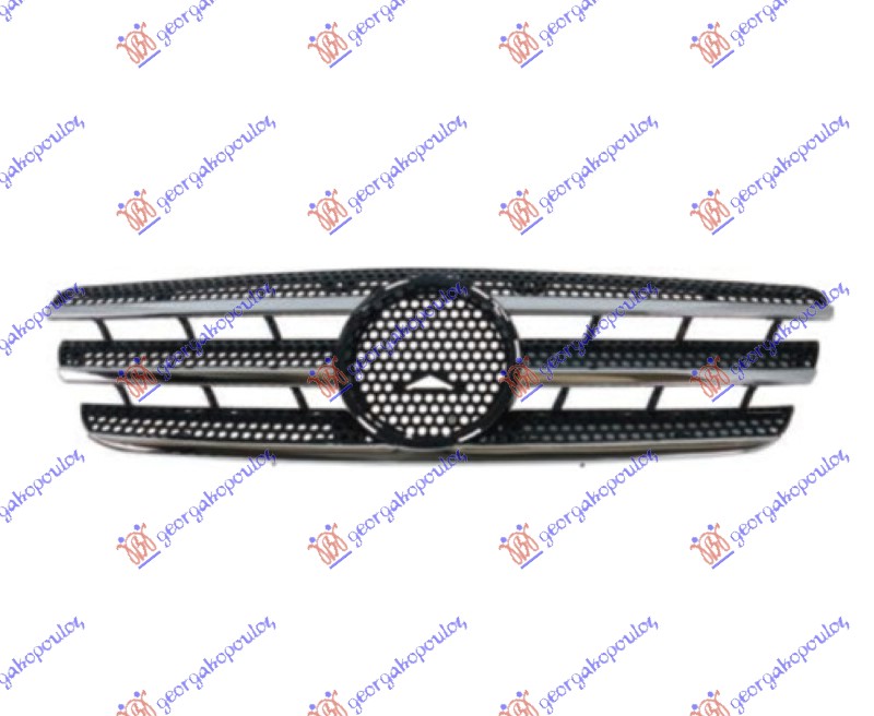 PVC MASKA HROM/CRNA MERCEDES ML 1998-2005 (W163)