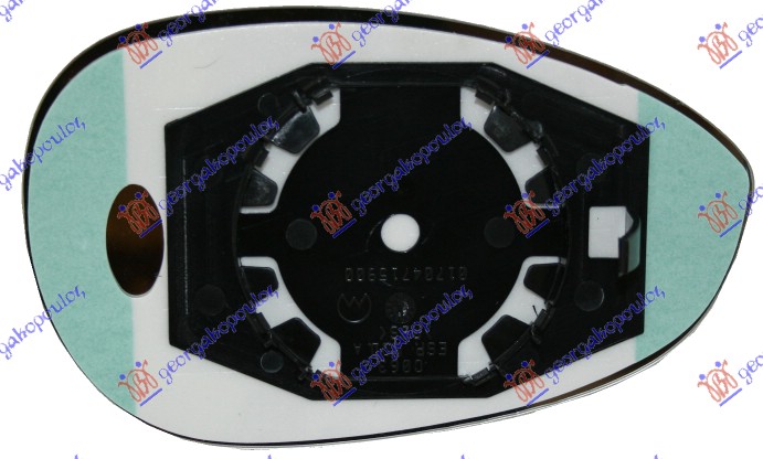 STAKLO RETROVIZORA (KONVEKSNO) FIAT PUNTO 2012- (199)