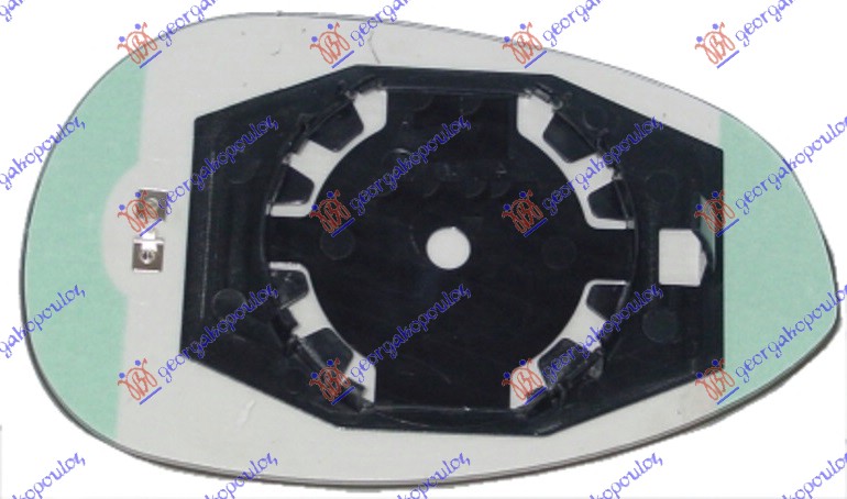 STAKLO RETROVIZORA SA GREJACEM (KONVEKSNO) FIAT PUNTO 2012- (199)