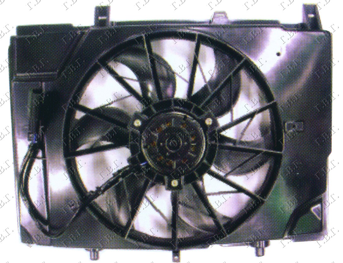 VENTILATOR HLADNJAKA KOMPLET (BENZIN) MERCEDES SLK 1996-2004 (R170)
