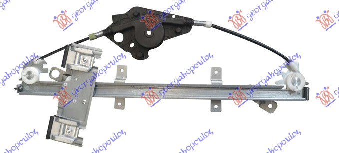 PODIZAC PREDNJEG PROZORA ELEKTRICNI (BEZ MOTORA) FORD FUSION 2002-2012 (JU)