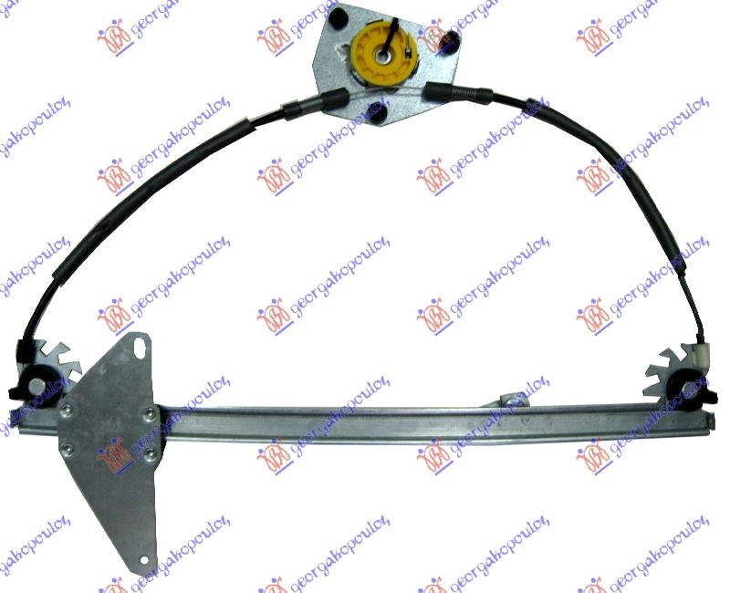 PODIZAC PREDNJEG PROZORA ELEKTRICNI (BEZ MOTORA) 5 VRATA CITROEN C4 2004-2011 (LC//LA)
