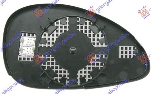 STAKLO RETROVIZORA SA GREJACEM PLAVO (ASFERICNO) CITROEN C4 2004-2011 (LC//LA)