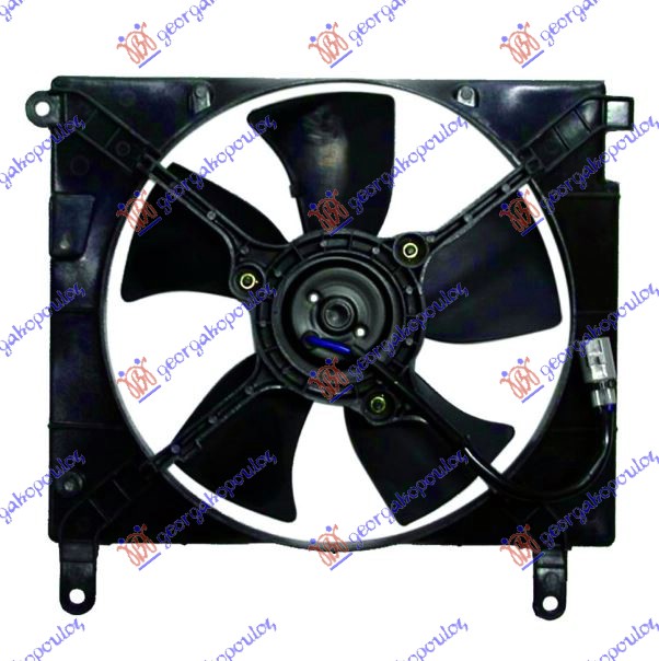 VENTILATOR HLADNJAKA KOMPLET (1.6/2.0 BENZIN) DAEWOO NUBIRA 1997-1999 (J100)