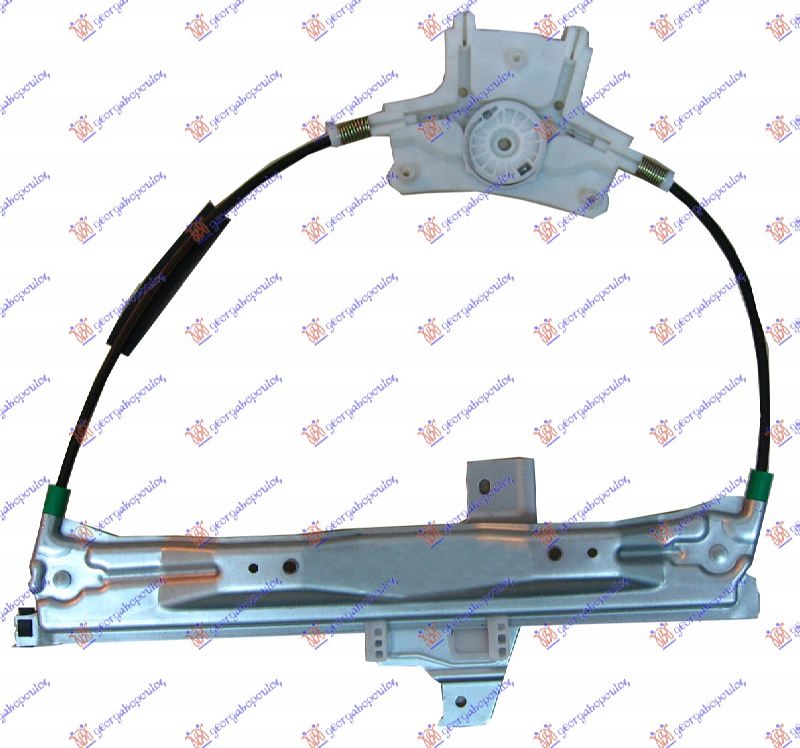 PODIZAC ZADNJEG PROZORA ELEKTRICNI (BEZ MOTORA) PEUGEOT 407 2004-2010 (6D/6C)