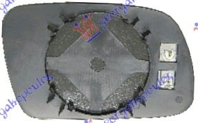 STAKLO RETROVIZORA SA GREJACEM PLAVO (KONVEKSNO) PEUGEOT 407 2004-2010 (6D/6C)