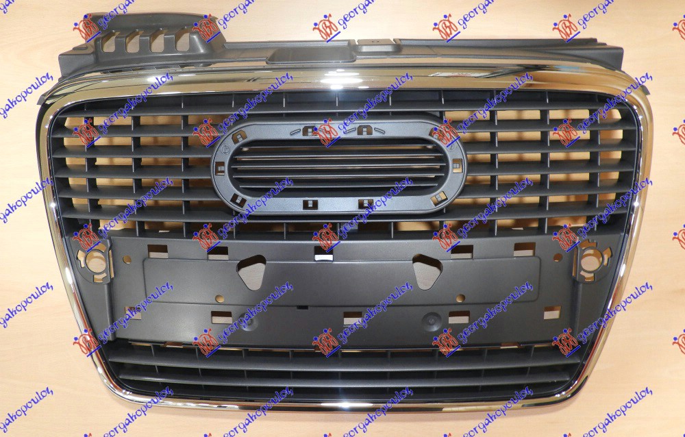 PVC MASKA SIVA (HROM OKVIR) (BEZ DRZACA TABLICE) AUDI A4 2004-2007 (8E2/8E5)