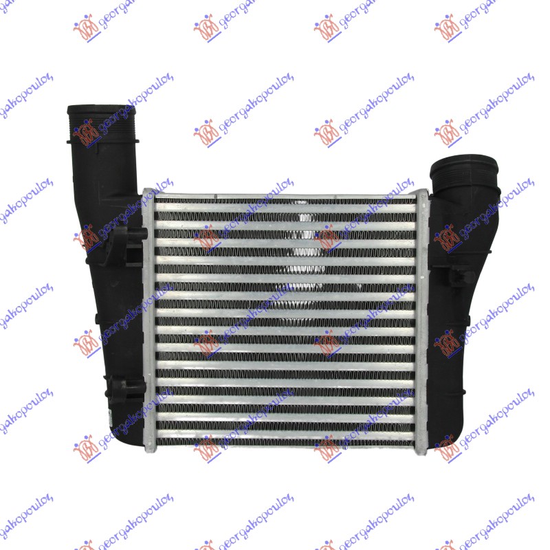 HLADNJAK INTERKULERA 1.9-2.0 TDi DIZEL (220x215x65) AUDI A4 2004-2007 (8E2/8E5)