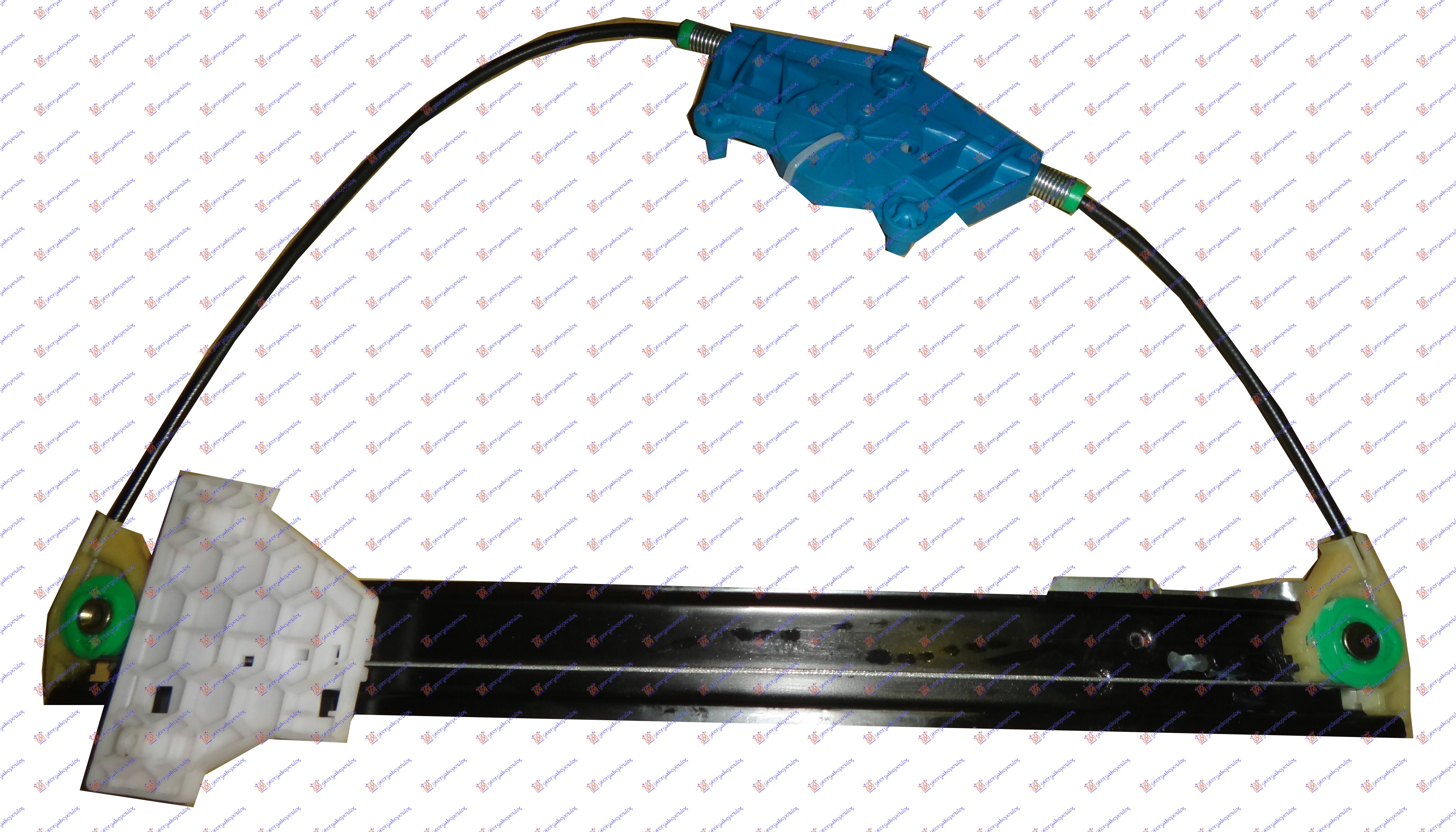 PODIZAC ZADNJEG PROZORA ELEKTRICNI (BEZ MOTORA) AUDI A4 2004-2007 (8E2/8E5)