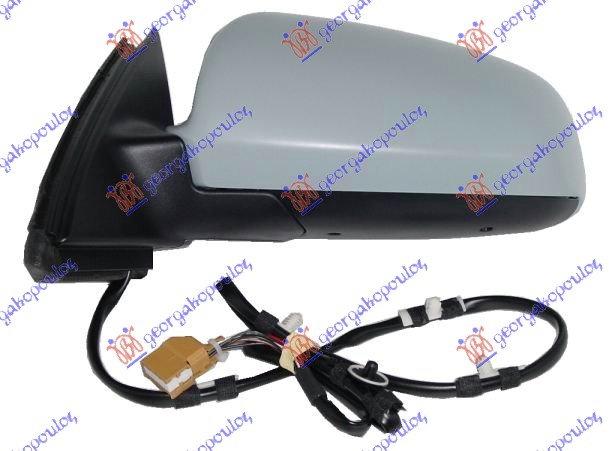RETROVIZOR ELEKTRICNI SA GREJACEM PM (A KVALITET) (ASFERICNO STAKLO) AUDI A4 2004-2007 (8E2/8E5)